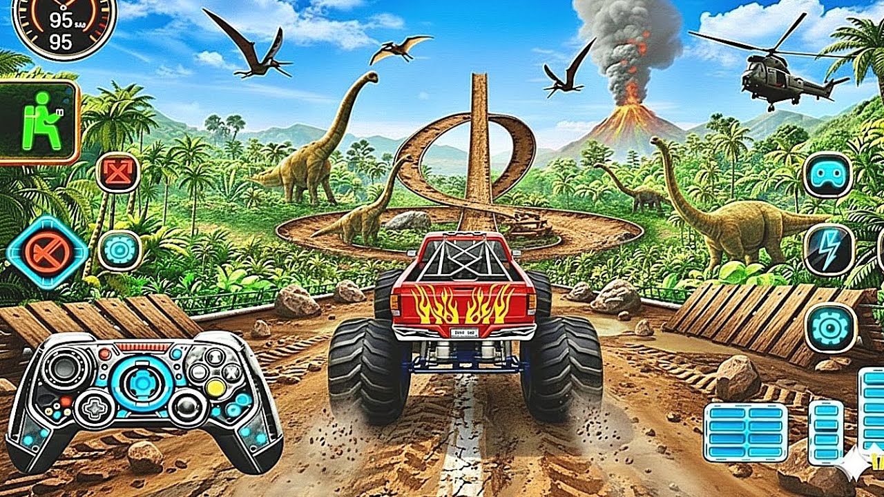 Monster Truck Sky Ramp Mayhem 🚛 | Extreme GT Speed & Final Boss Challenge | Android gameplay 