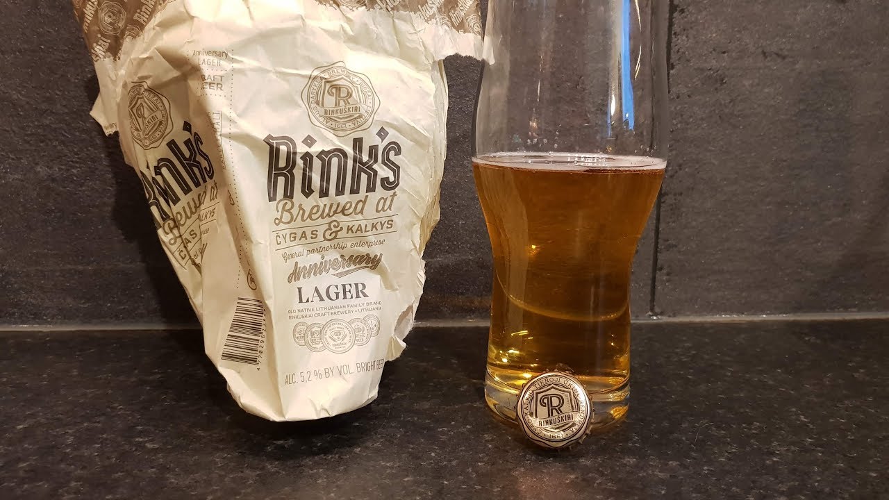 Rinku&scaron;kiai Rink's Anniversary Lager | Lithuanian Craft Beer Review