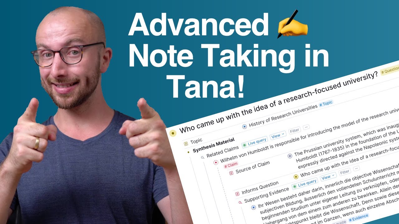 Advanced Note Taking in Tana with QCE!