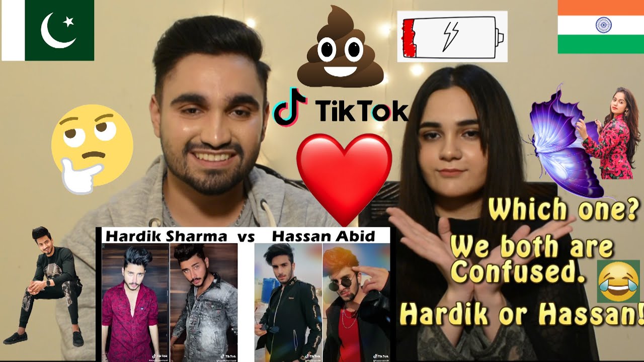 Pakistani Reacts to Hardik Shama Vs. Hasan Abid Tiktok's Transformation & Slowmo | Desi H&D Reacts