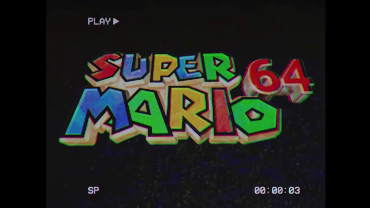 Super Mario 64 Trailer (E3 - 1996) Remake in VHS