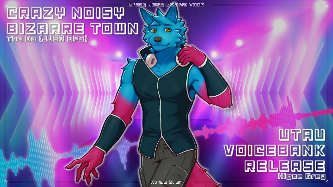 【Higoe Grey / 火声グレー DEBUT】Crazy Noisy Bizarre Town (JJBA OP5)【UTAU RELEASE】