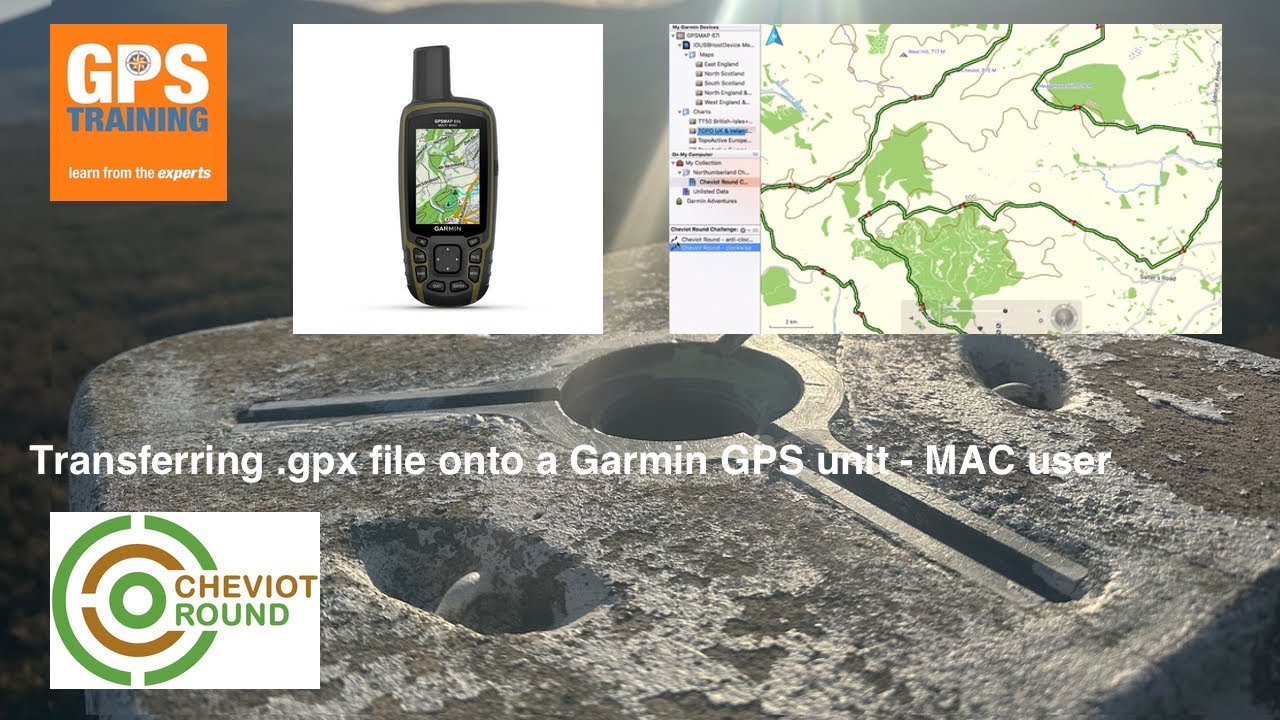 Transferring gpx file to GPS unit using Garmin Basecamp - Mac user