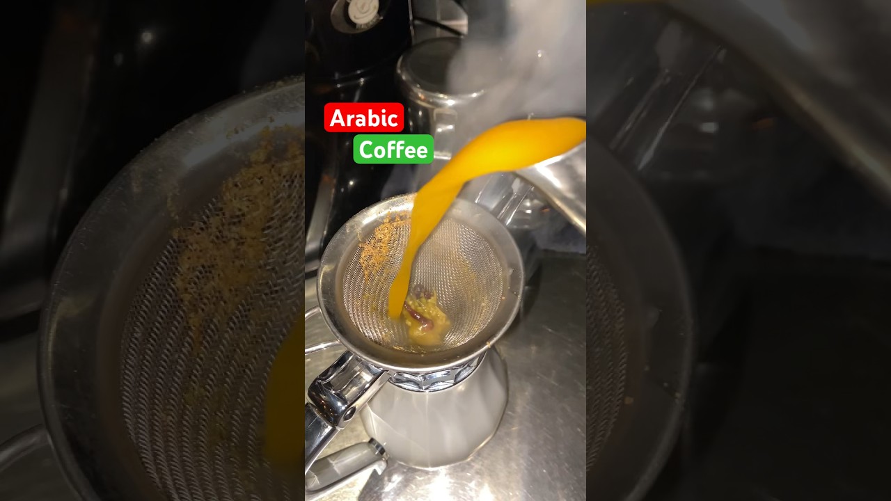 Arabic Coffee 🇸🇦 #baristadhen #coffee #baristacoffee #trendingshorts #trending