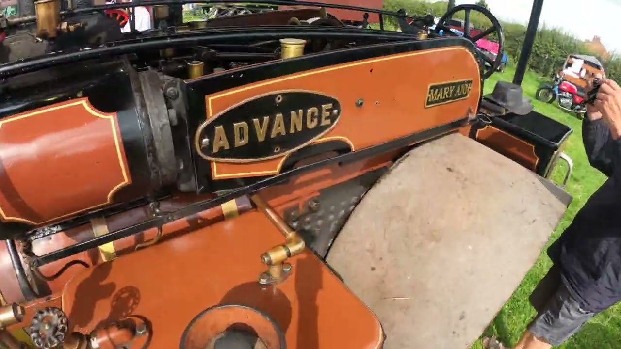1925 Wallis & Steevens Advance Steam RoadRoller Wee Mary Ann HO6399 7834 Barton Under Needwood Steam