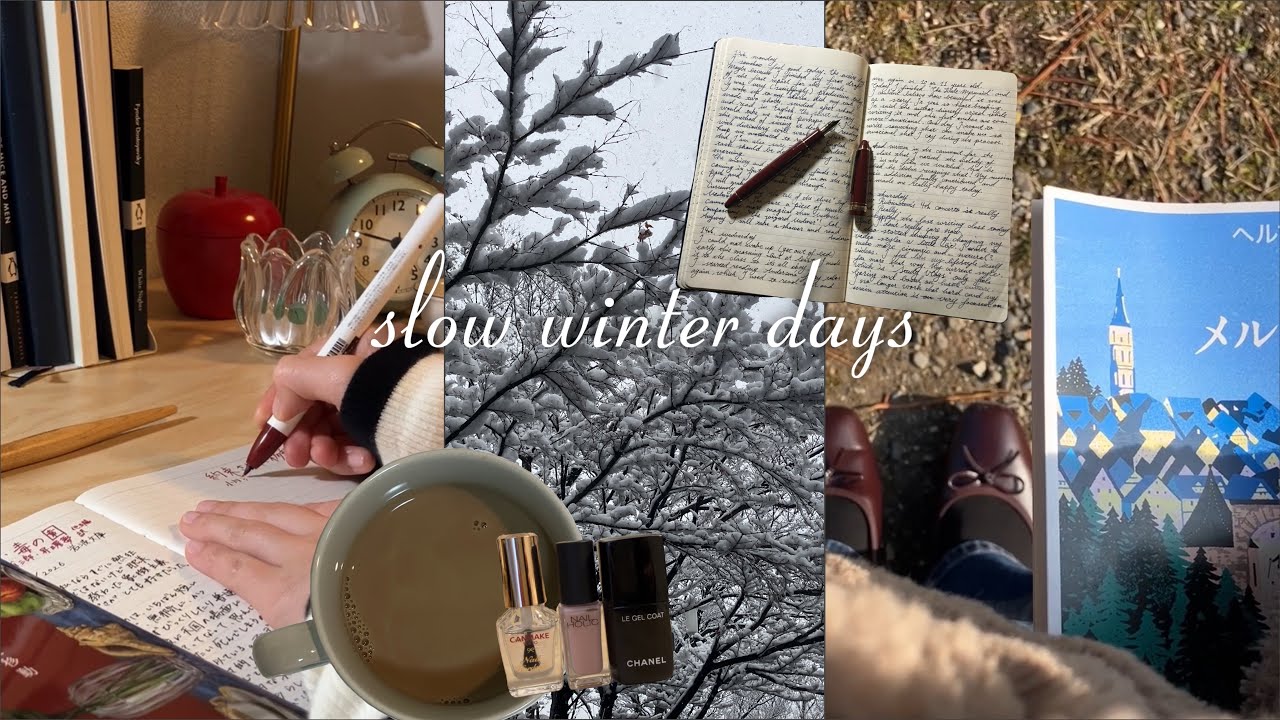 slow days in winter ❄️ | reading, journal updates, spending time at home