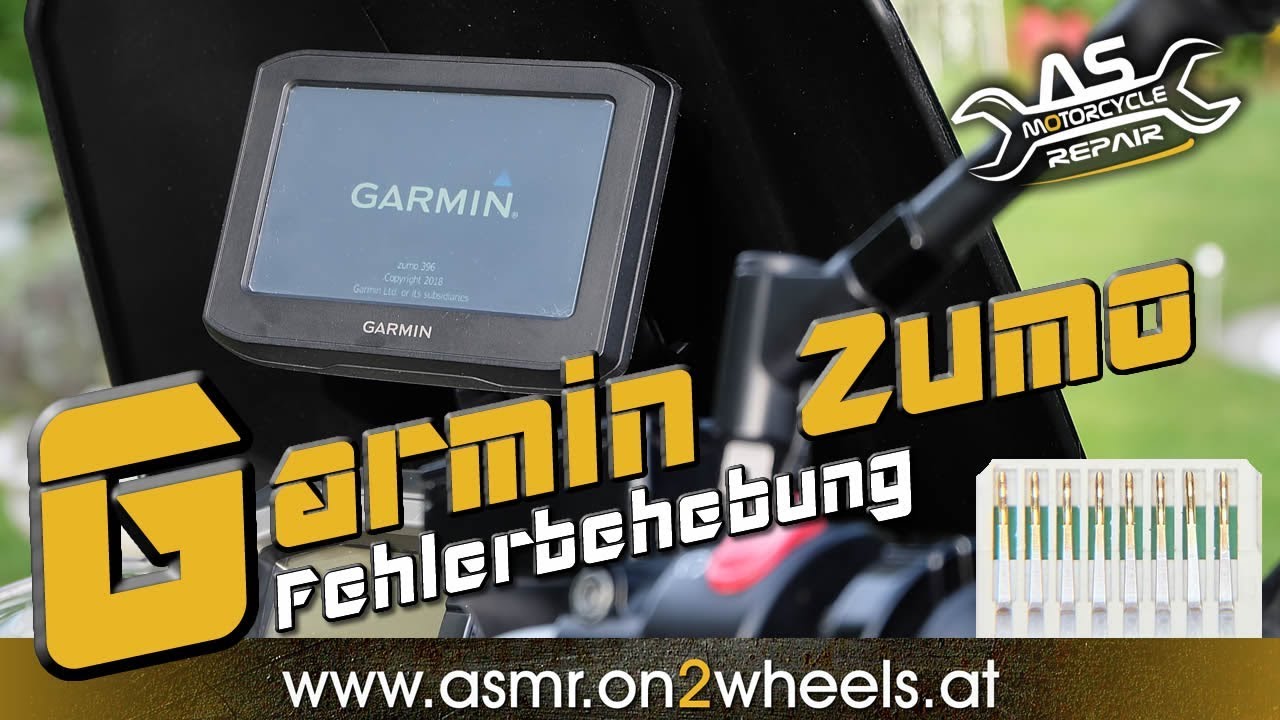 ➤ FEHLERBEHEBUNG - GARMIN ZUMO 396 LMT-S STARTET IMMER WIEDER NEU