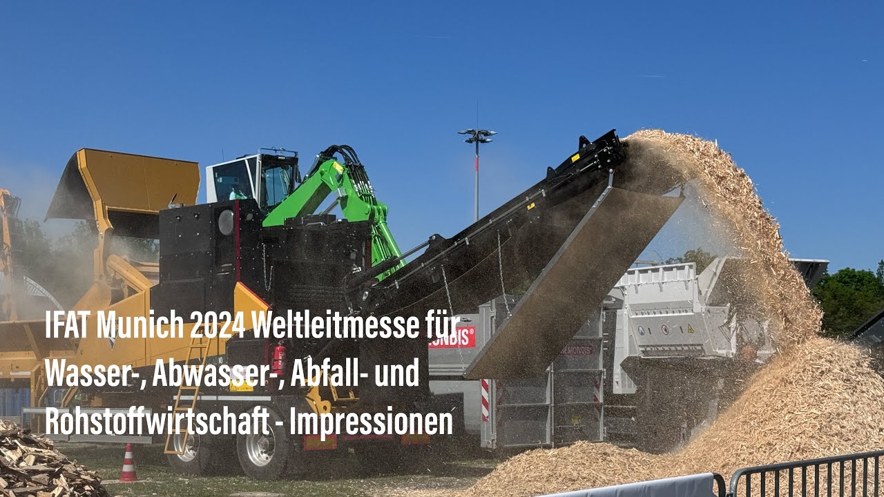 IFAT Munich 2024 Weltleitmesse für Wasser-, Abwasser-, Abfall- und Rohstoffwirtschaft - Impressionen