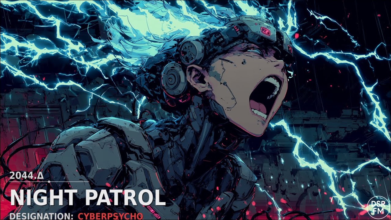 2044.Δ — NIGHT PATROL: CYBERPSYCHO | Darksynth Album | Deep Space Relay FM