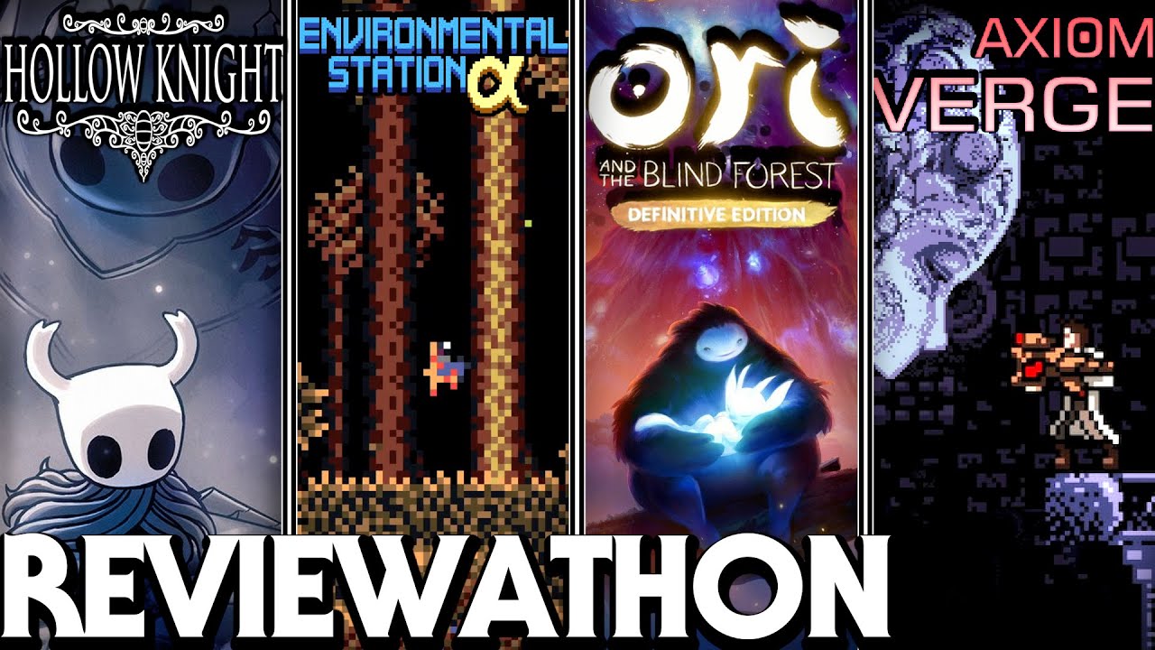 Metroidvania Mega-Review pt.1 - Hollow Knight, E.S.A., Ori, and Axiom Verge