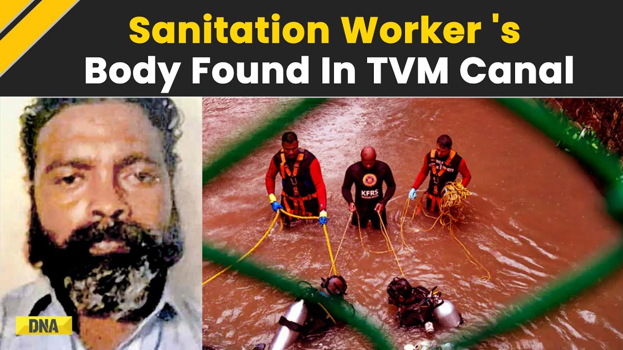 TVM Canal Mishap: Sanitation Worker Joy's Body Found After 48 Hours Of Search Operation