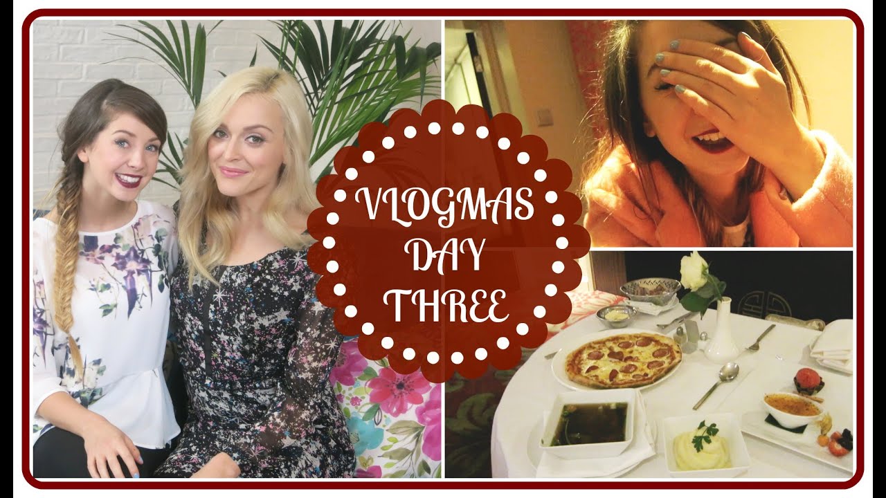 Filming with Fearne & Hotel Shenanigans | VLOGMAS