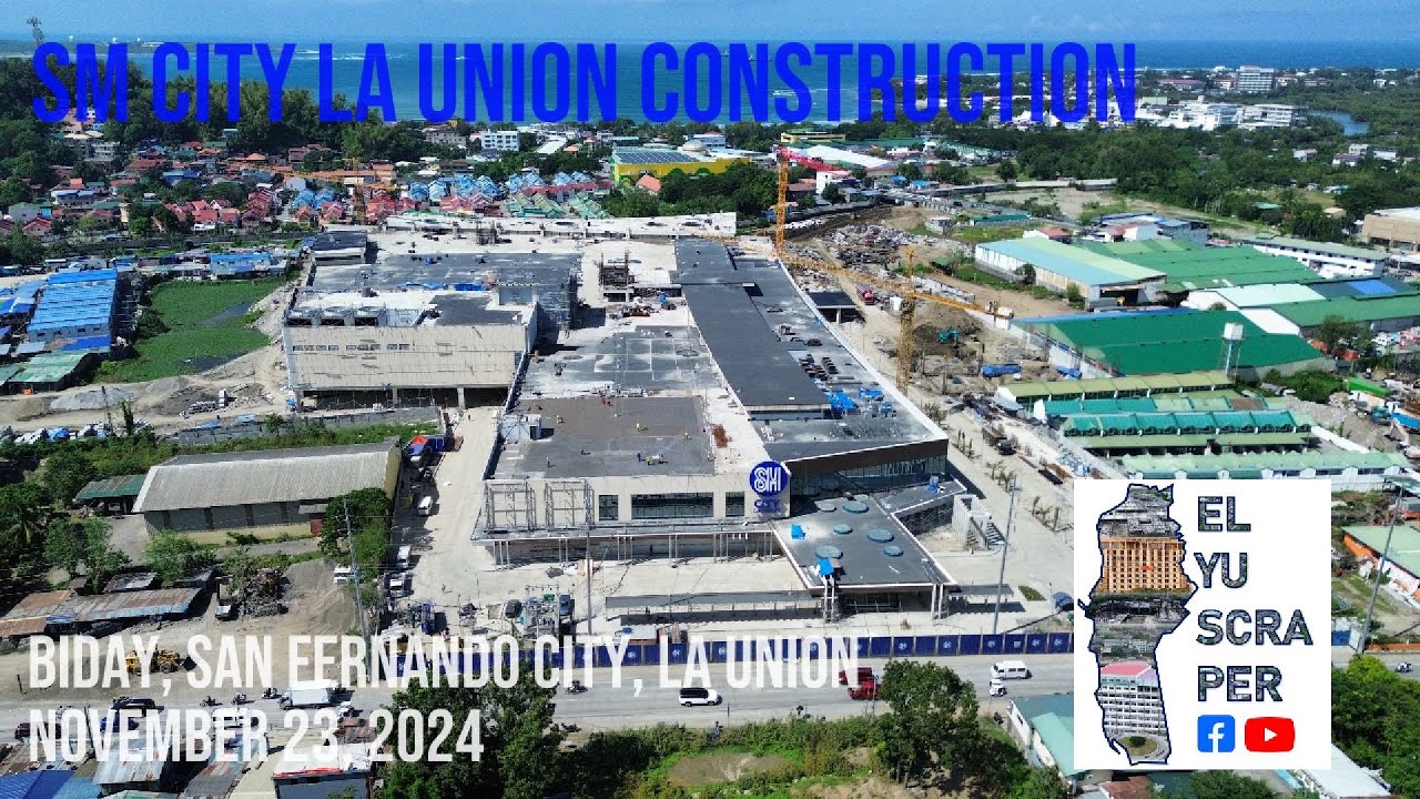 SM City La Union Construction as of November 23, 2024