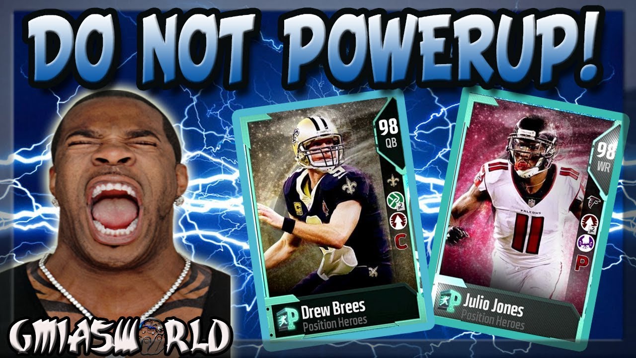 MADDEN 18 Position Heroes - BEFORE YOU POWER UP YOUR POSITION HERO, WATCH THIS Madden NFL 18
