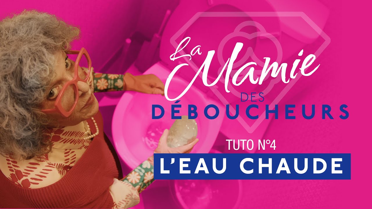 Tuto n&deg;4   Comment d&eacute;boucher ses canalisations avec de l&rsquo;eau chaude avec la Mamie des D&eacute;boucheurs