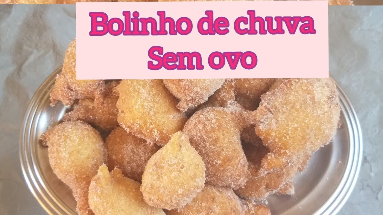 BOLINHO DE CHUVA SEM OVO