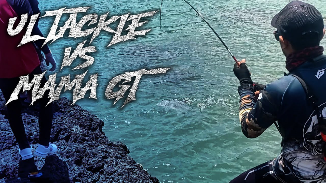 STRIKE!! JORAN UL X REEL 1000 VS BABON MONSTER #ultralightfishing