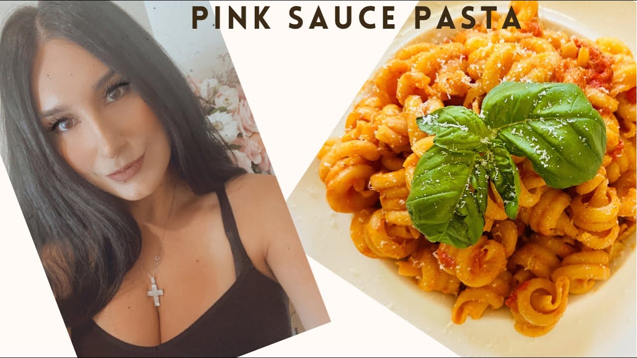 Easy Pink Sauce Pasta with Italian Trottole- less than 30 minute meal               #garlic #basil