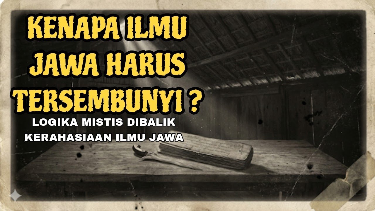 KENAPA ILMU JAWA HARUS TERSEMBUNYI?logika mistis dibalik kerahasiaan ilmu Jawa