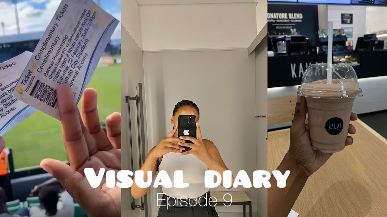 #visualdiaries ep9 : went to church, watched soccer, shopping Haul🛍️🎀 and life in between.