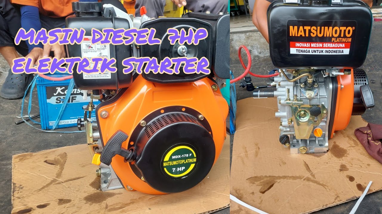 Mesin diesel mini starter