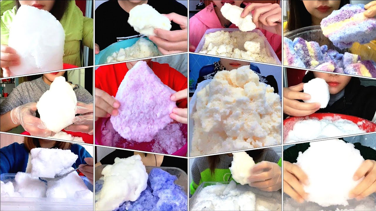 ♦️ (💠ONLY B!TES)_ GIGANTIC 🍚 ICE CHUNKS 🧊 EATING🤤 COLLECTION♦️