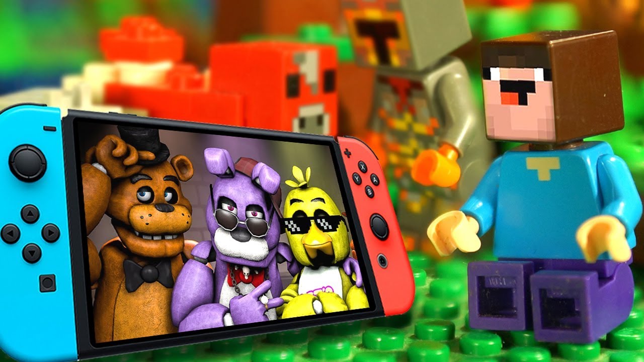 Лего НУБик и БОРЬКА 🎮 Nintendo SWITCH - LEGO Майнкрафт