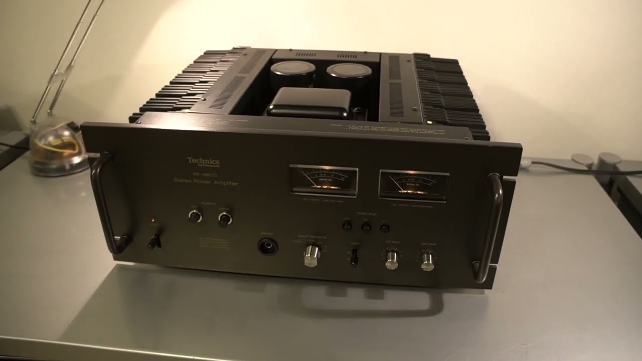 50 ANOS DE IDADE! TECHNICS SE-9600 STEREO VINTAGE HIFI POWER AMPLIFIER APRESENTAÇÃO PARTE EXTERNA.