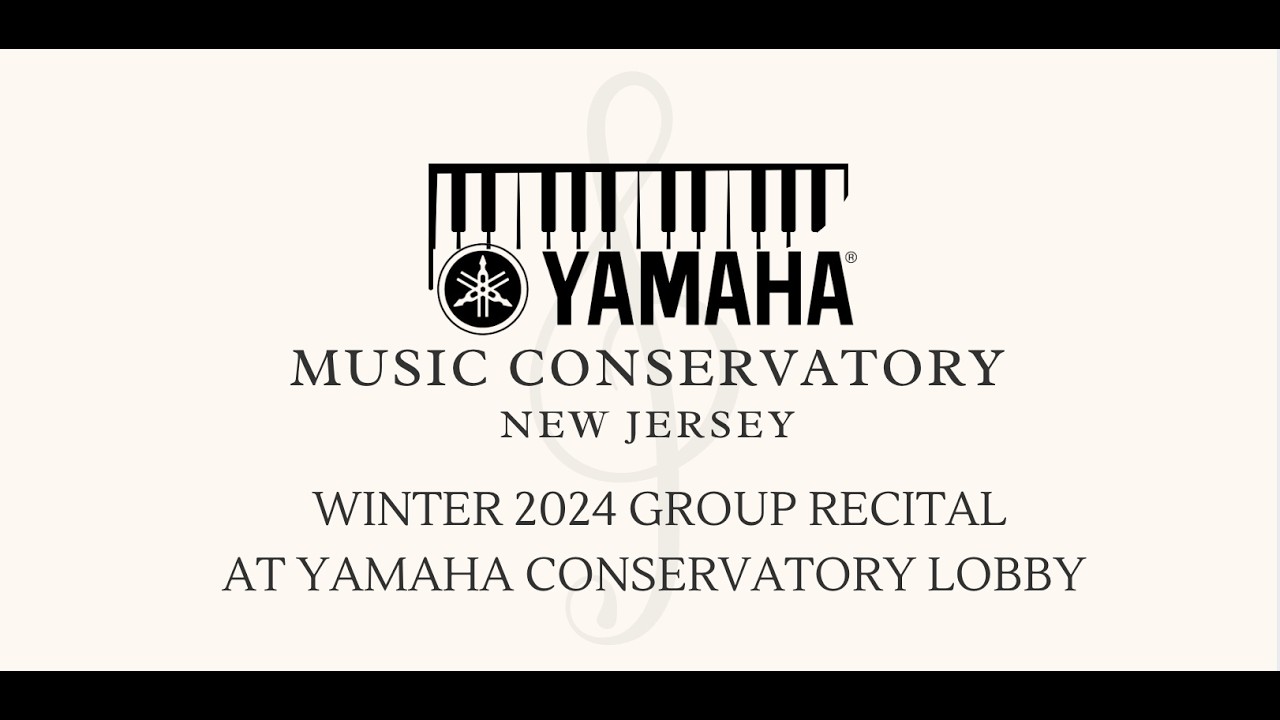 Group Students: Winter 2024 Lobby Recital at Yamaha Conservatory