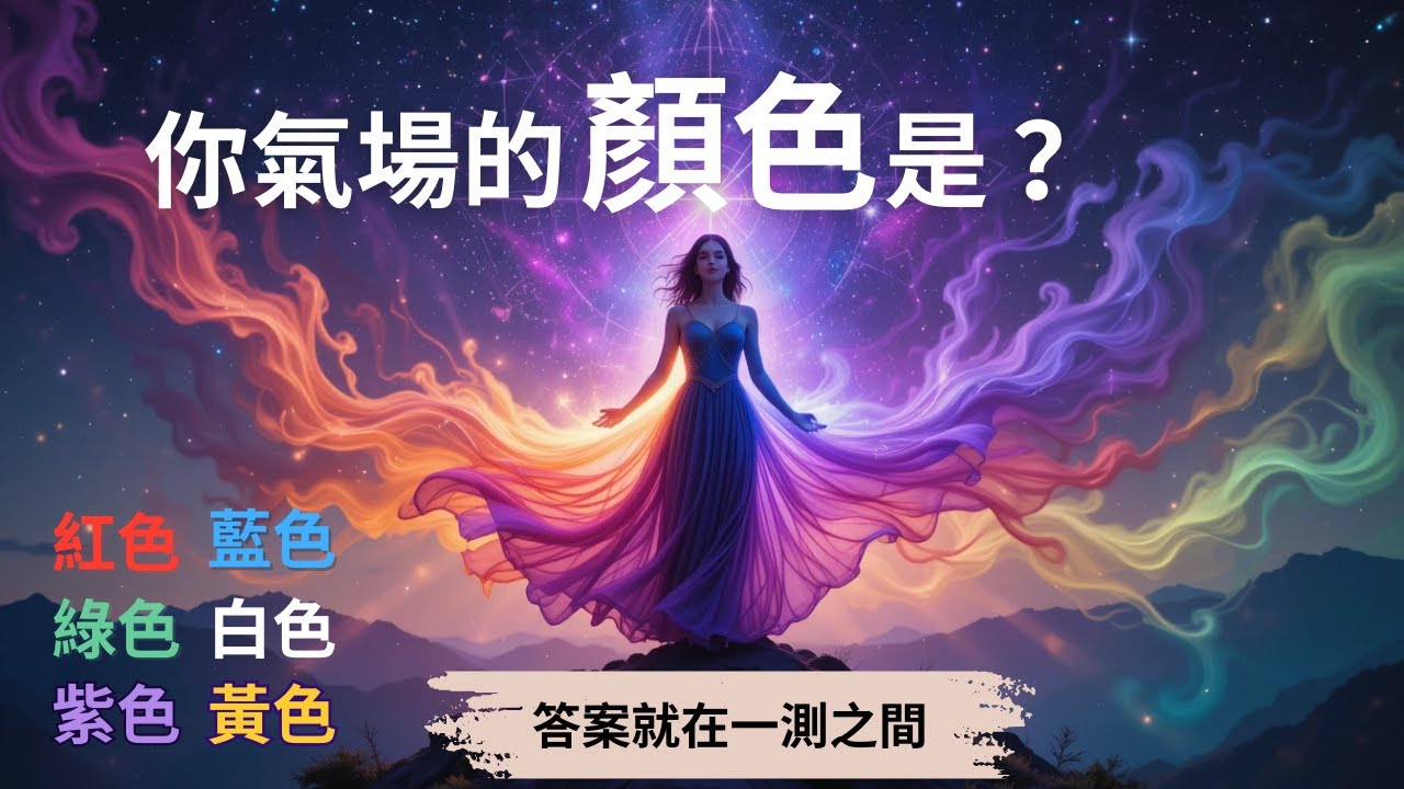 【靈性測驗 🔮】氣場顏色測驗｜你散發什麼樣的靈魂光芒？✨