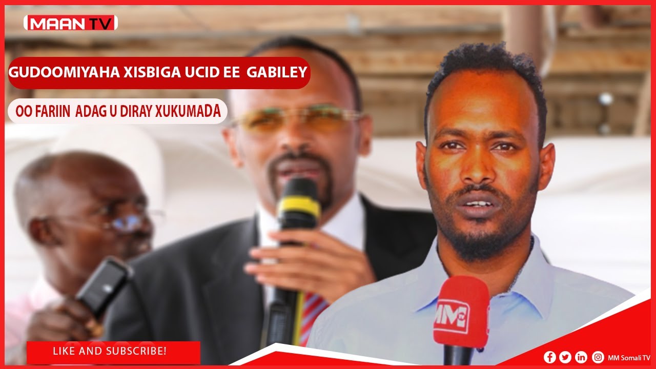 Gudoomiyaha Xisbiga Ucid Ee  Gabiley Oo  Fariin  Adag U Diray Xukumada.