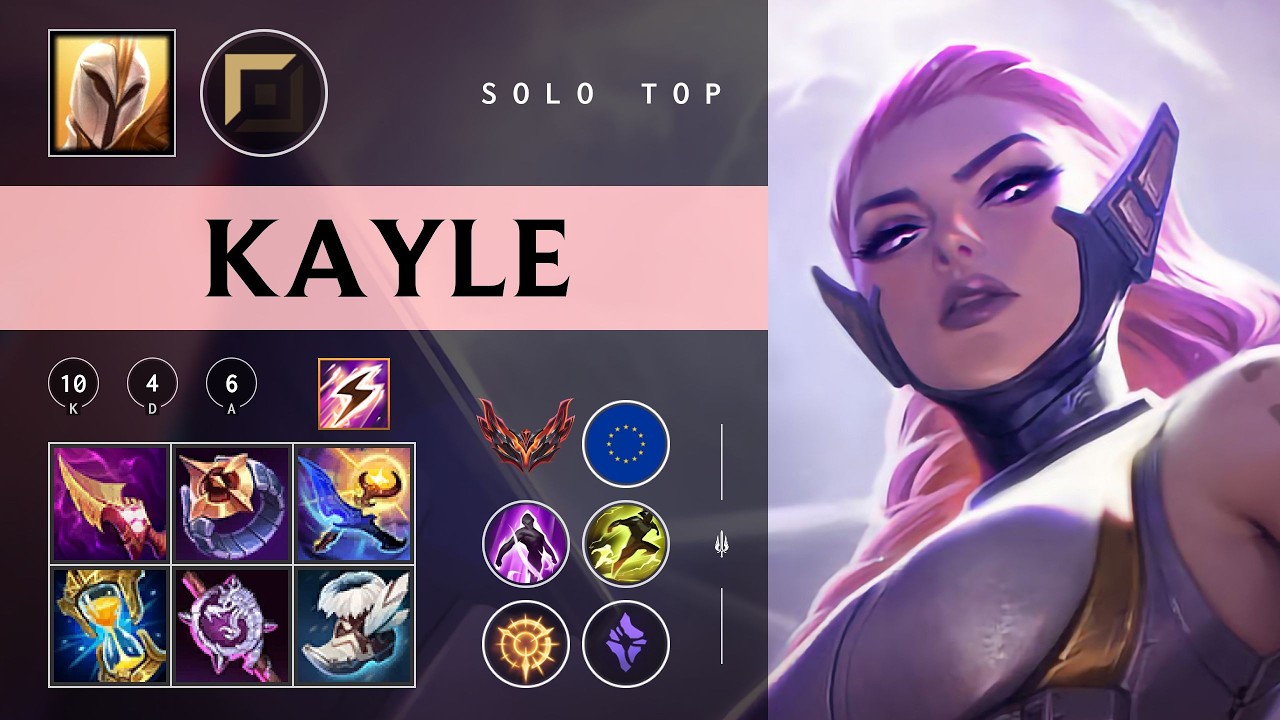 Kayle Top vs Akali - EUW Grandmaster Patch 26.05