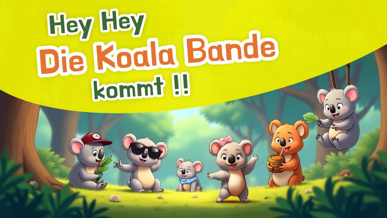 Die Koala-Bande kommt – Mitmachlied für Kinder 🐨🌿 Abenteuer im Eukalyptuswald