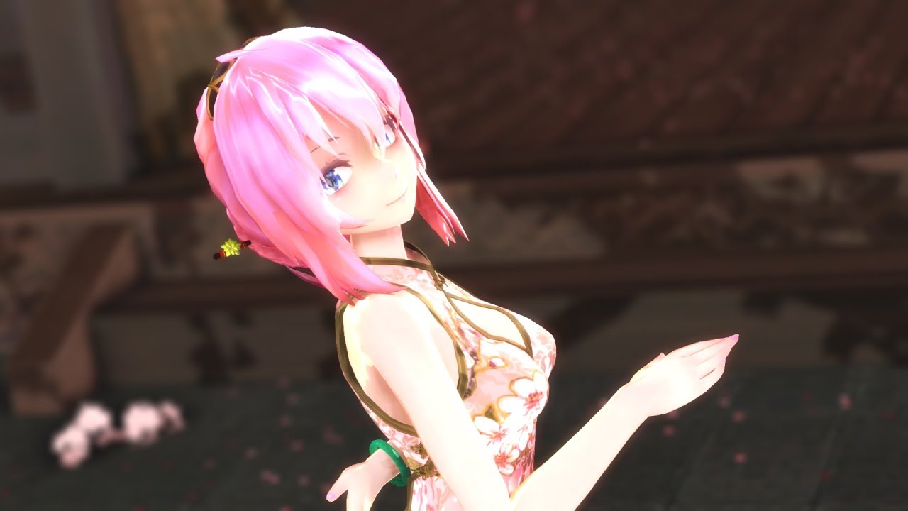 【MMD】桃花旗袍随清风飘摇 TDA式改变桃花旗袍巡音的[桃花旗袍]