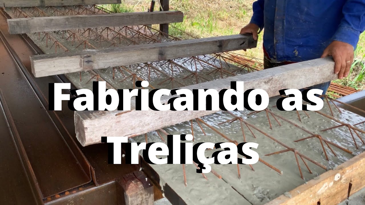 COMO FABRICAR AS TRELIÇAS DA LAJE PASSO A PASSO