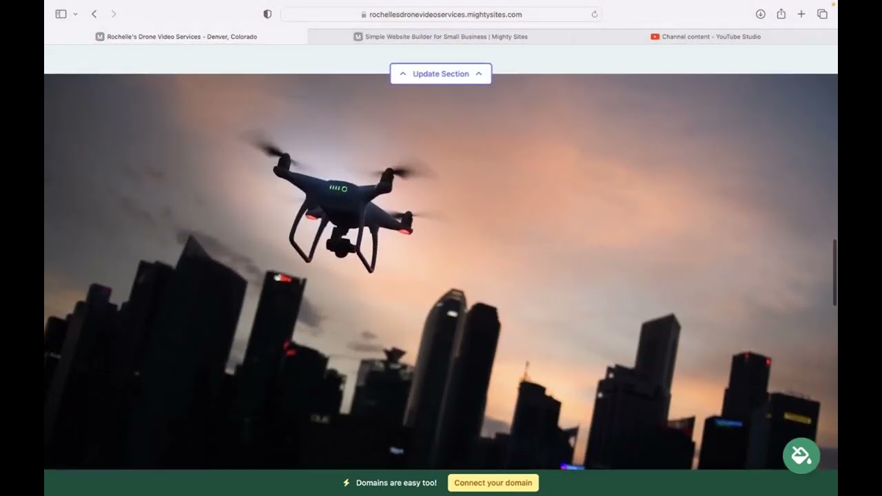 How to Make Drone Video Service Website - No Coding!