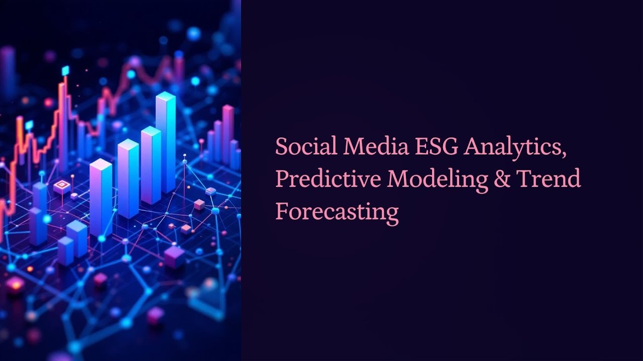 Social Media ESG Analytics: Predictive Modeling & Forecasting | Palowise x Big Blue Data Academy