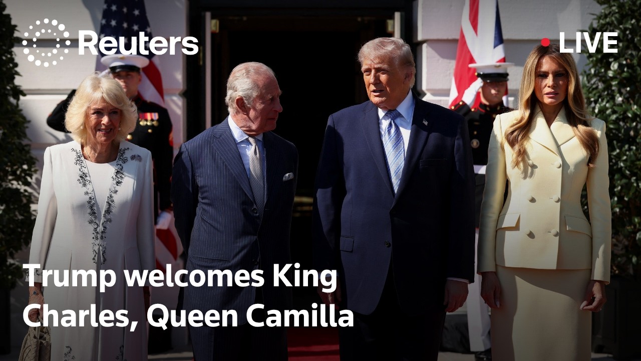 LIVE: Trump welcomes UK's King Charles, Queen Camilla to White House