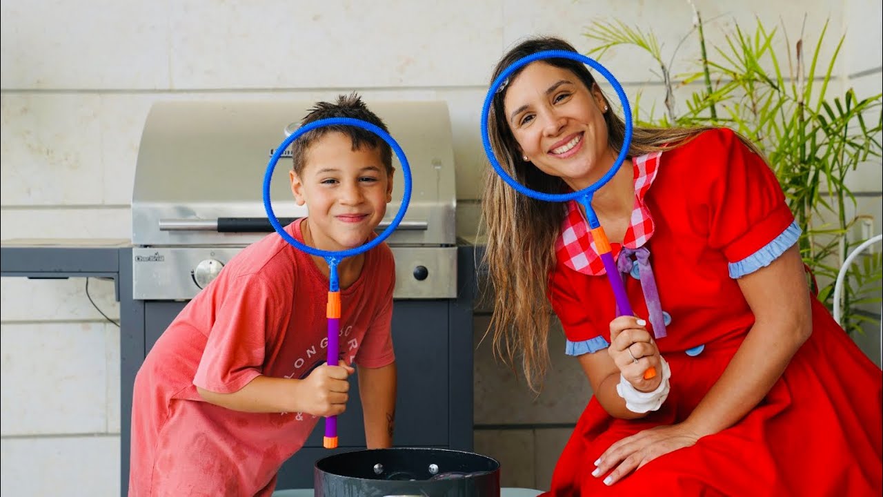 חג שבועות שמח- ללוש ורפאל חוגגים את שבועות עם        משחקי מים מגנבים