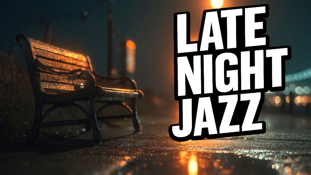 Late Night Jazz for Solitude 🖤 Instrumental • Shadowed Bridge Lights