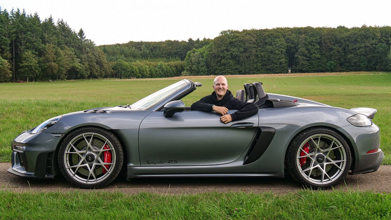 За рулем НОВОГО Porsche 718 Spyder RS!