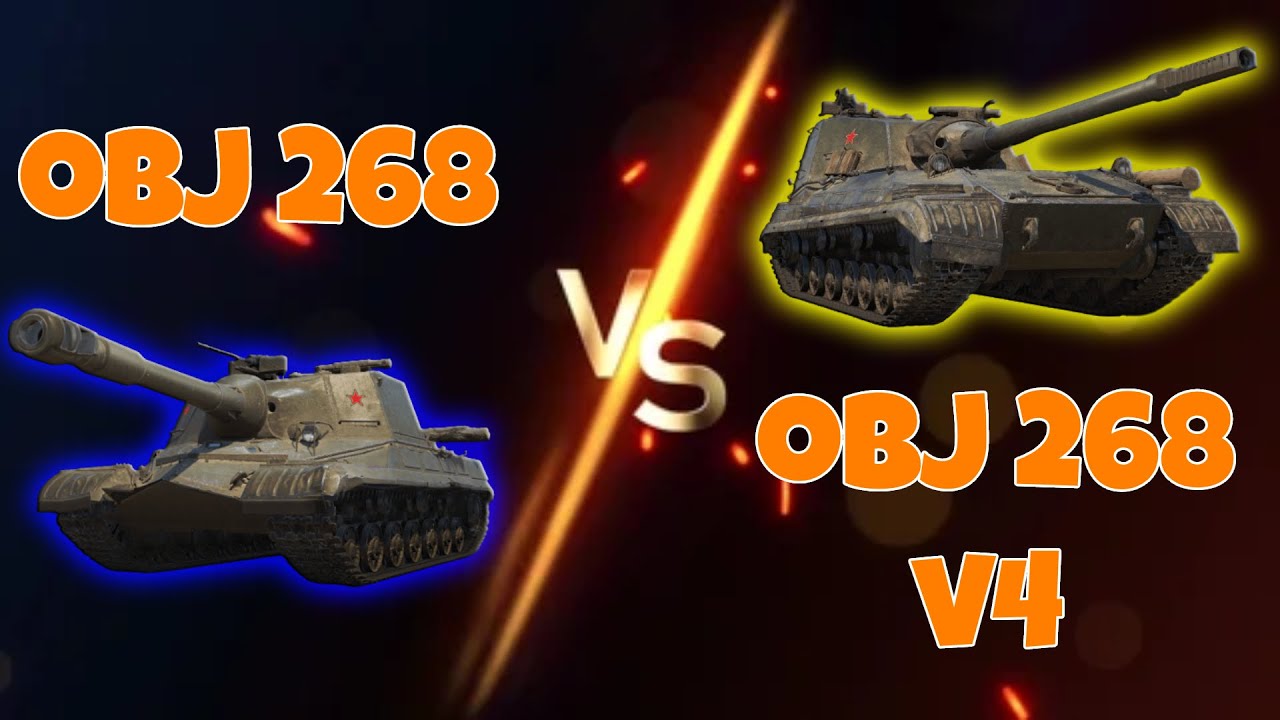 Tankleszámolás: Obj 268 VS Obj 268 V4