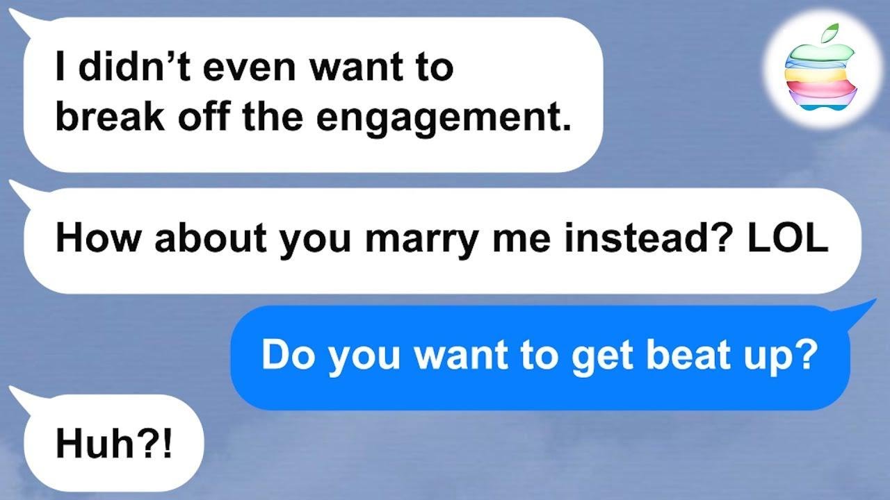 【Apple】My sister's ex-fiancé tried to blackmail me into marrying him!! LOL Yeah, right!
