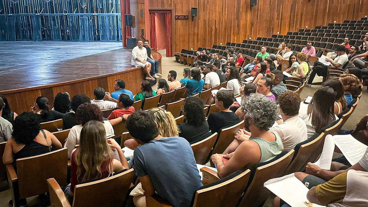 Ensaios do espetáculo 
