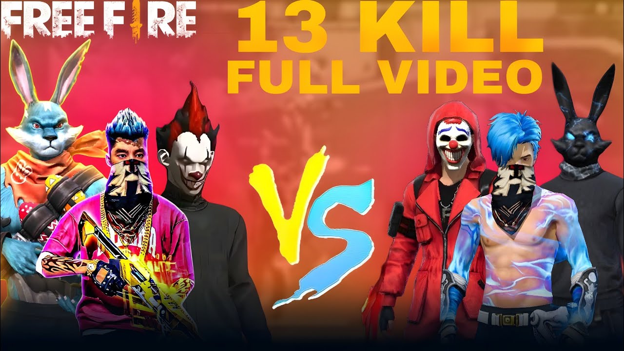 13 किल फुल वीडियो फ्रि फायर।ab gaming 379 ff