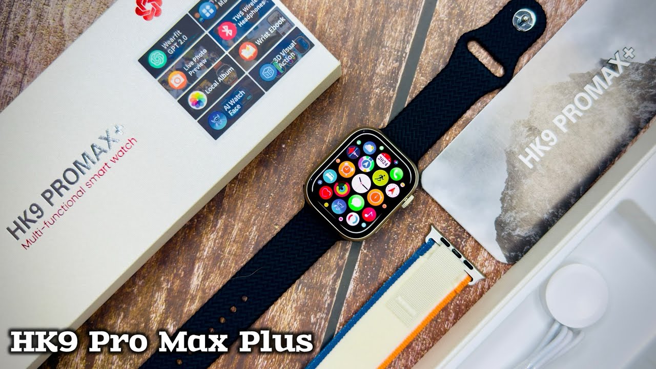 New HK9 PRO MAX PLUS(+) Series 9 Smart Watch!! Unboxing & Detail Review!!