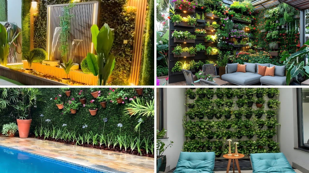 +100 OUTDOOR WALL DECORATION IDEAS 2026 - GARDEN WALL DECOR IDEAS 2026 - BACKYARD WALL DECOR IDEAS