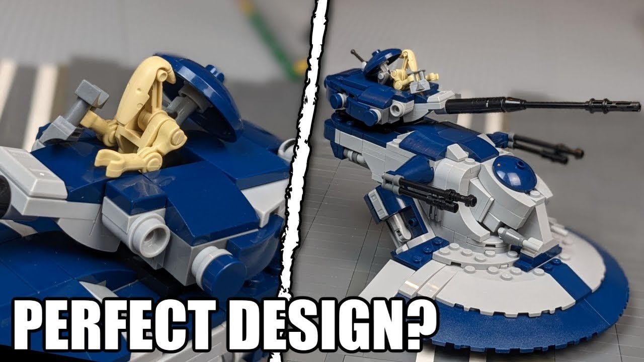 Custom LEGO Star Wars AAT Moc Review | One Of The Best Designs Out There!