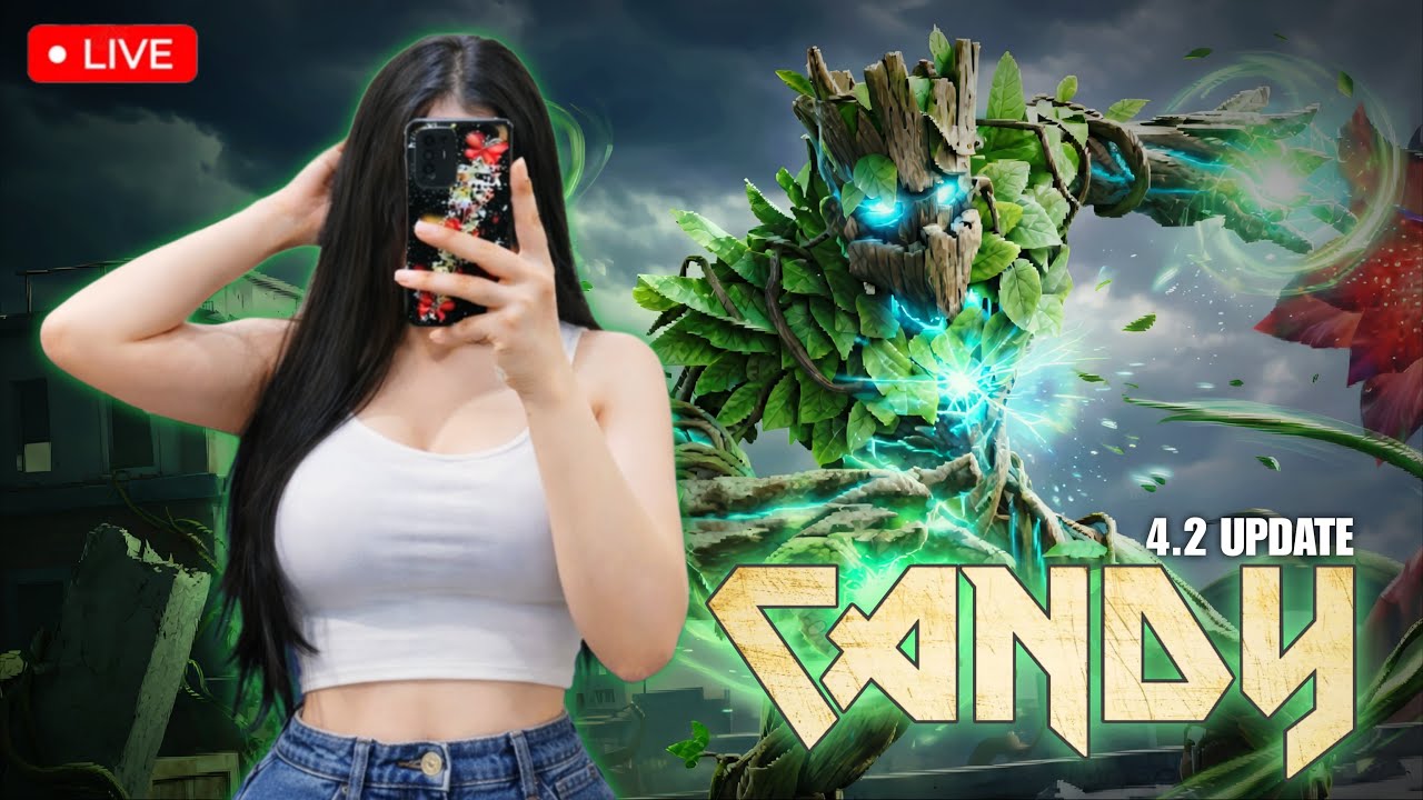 EXPLORE NEW UPDATE 4.2 🎀 WITH @Candyislive02 | TEAMCODE | RUSH GAMEPLAY #girlgamer #bgmilive