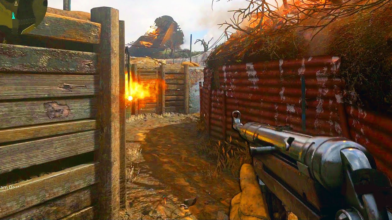 CALL OF DUTY WW2 MP40 SMG TRENCH MULTIPLAYER GAMEPLAY